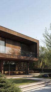 Rumah Kayu Gaya Rustic