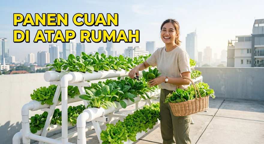 Mengubah Hobi Berkebun Jadi Cuan - Sayuran Apa yang Paling Cepat Panen di Rooftop Minimalis?